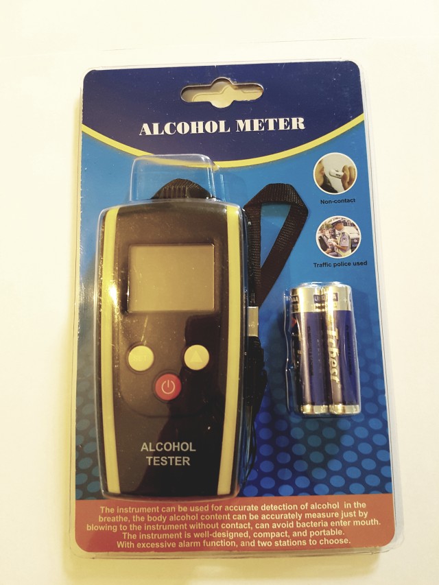 ETILOMETRO DIGITALE ALCOHOL TESTER